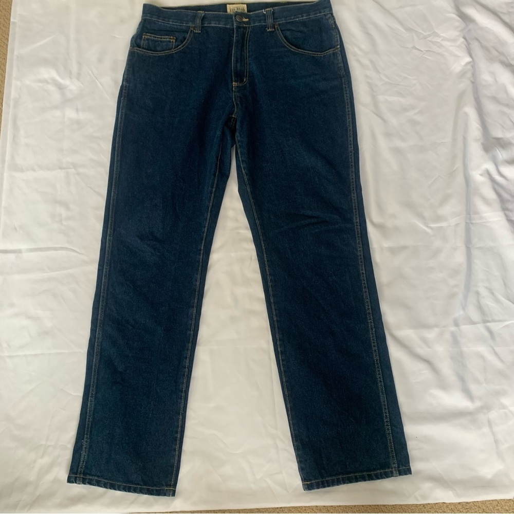 Redhead Brand Co. Men's Jeans 38x36 Classic Fit Denim Dark Stonewash EUC